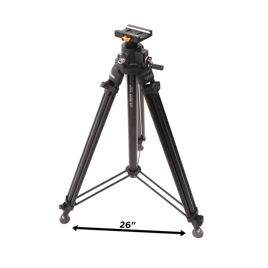 IKAN GA230-PTZ Aluminum Tripod with Rising Center Column