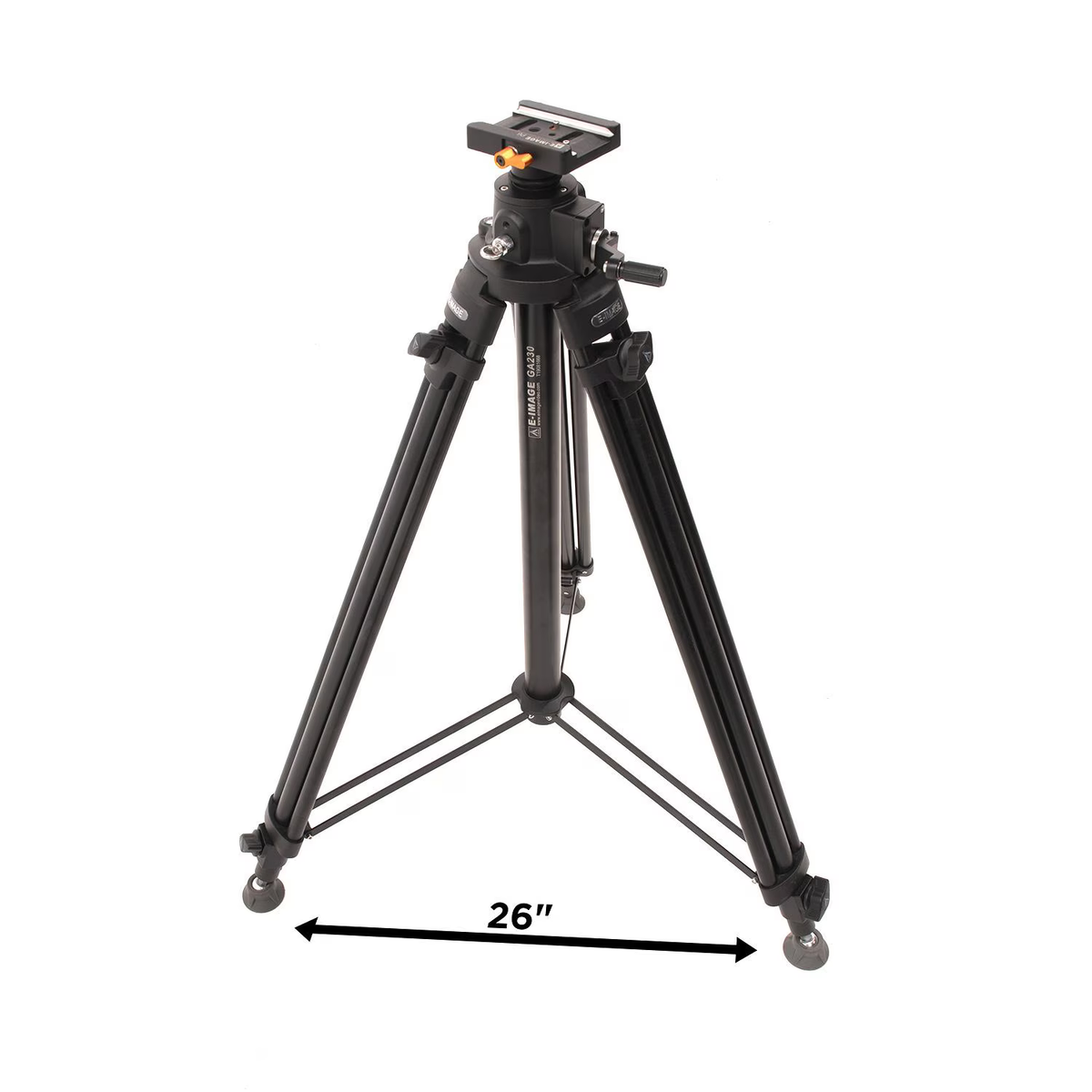 IKAN GA230-PTZ Aluminum Tripod with Rising Center Column