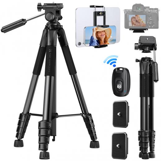 K&F Concept KF09.155 Travel Tripod Pentagonal Tube 190cm