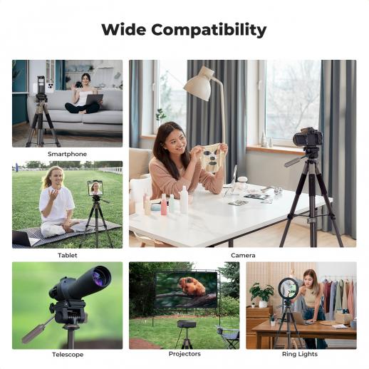 K&F Concept KF09.155 Travel Tripod Pentagonal Tube 190cm