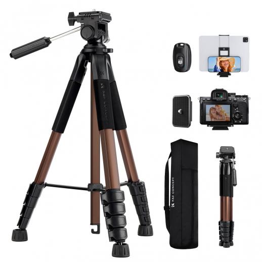K&F Concept KF09.155 Travel Tripod Pentagonal Tube 190cm