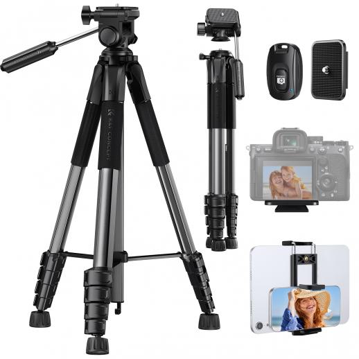 K&F Concept KF09.155 Travel Tripod Pentagonal Tube 190cm